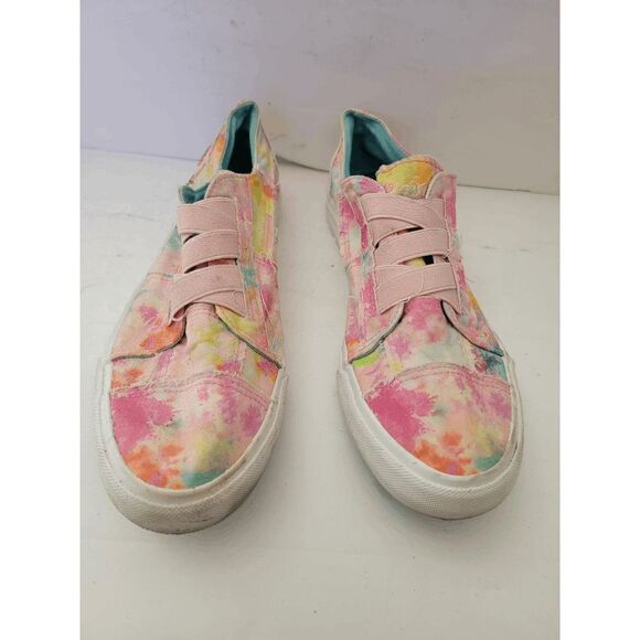 Blowfish Malibu Marley Women's Rainwater Tie-Dye Canvas Slip-on Sneakers Size 10 - Picture 1 of 5